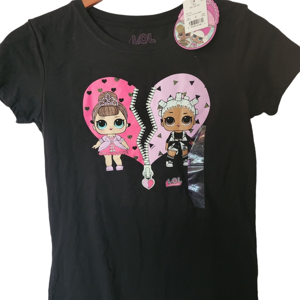 LOL Surprise T-Shirt Color black‎ Size XL 14-16